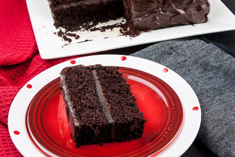 Dark Chocolate Espresso Cake