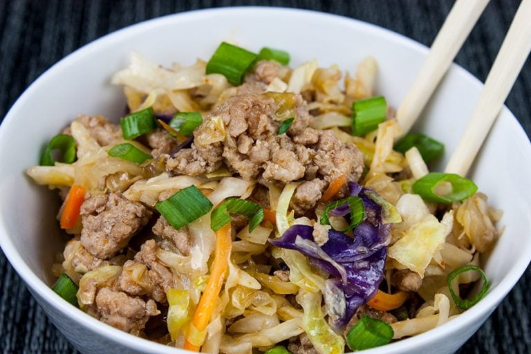 Pork Egg Roll Bowl