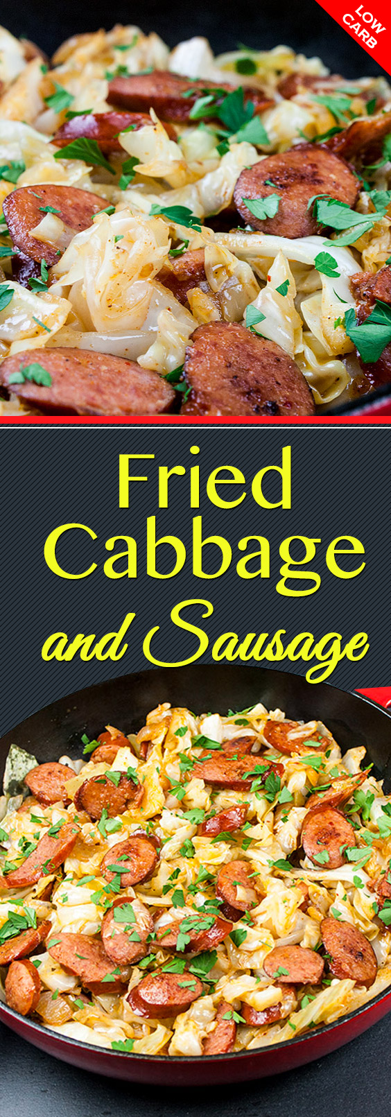 Fried Cabbage and Sausage - Don't Sweat The Recipe