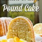 Lemon-Orange Pound Cake - Buttery, soft pound cake laced with lemon and orange zest and topped with a delicious citrusy glaze. Bursting with citrus flavors this cake just screams spring/summer dessert! #dessert #spring #summer #recipe