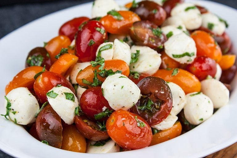 Fresh Tomato Mozzarella Salad