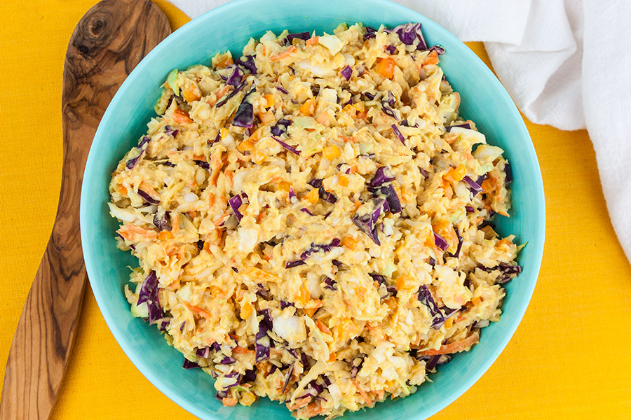 Tangy Southern Mustard Coleslaw Don't Sweat The Recipe