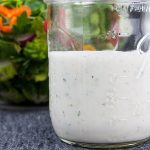 Southern Buttermilk Dressing - So simple to make you will never purchase store-bought again! A creamy, tangy buttermilk dressing flavored with fresh herbs that's great on salads, pasta or a vegetable dip.