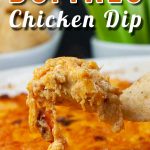 Buffalo Chicken Dip - Spice up game days, holidays, etc. with this easy to make, creamy, cheesy buffalo flavored appetizer! #appetizer #lowcarb #keto #recipe #party