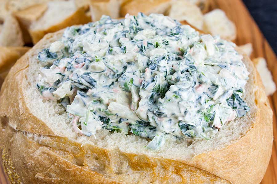 easy cold spinach dip recipe