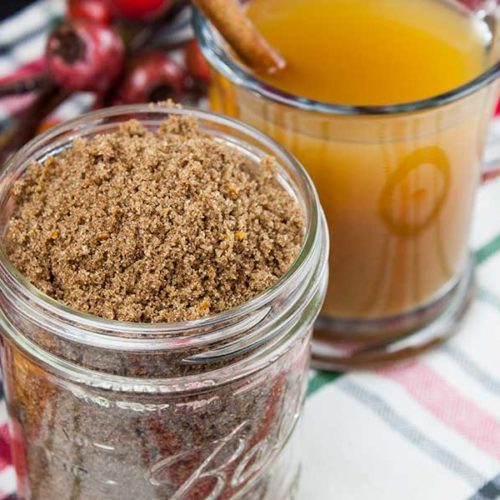 Apple Cider Spice Mix - Add this wonderful mulling mix recipe of tangerine infused brown sugar and spices to apple cider, wine, coffee, or tea for a delicious hot winter beverage. A perfect way to make those winter weather days warm and cozy.
