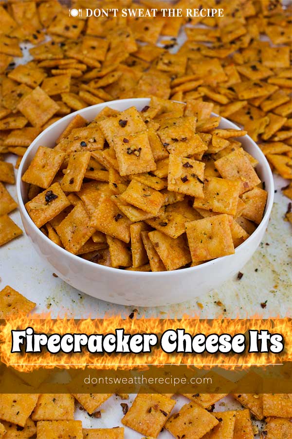 Firecracker Cheez-Itz - Need an easy snack or appetizer? This recipe comes together in a snap and is so addictive! Ranchy, spicy, cheesy crackers for the win! #appetizer #recipe #party #gameday #snack