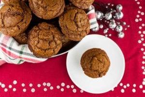 Gingerbread Muffins - Super easy recipe for moist, tender, and perfectly spiced Gingerbread Muffins that are perfect during the holidays.