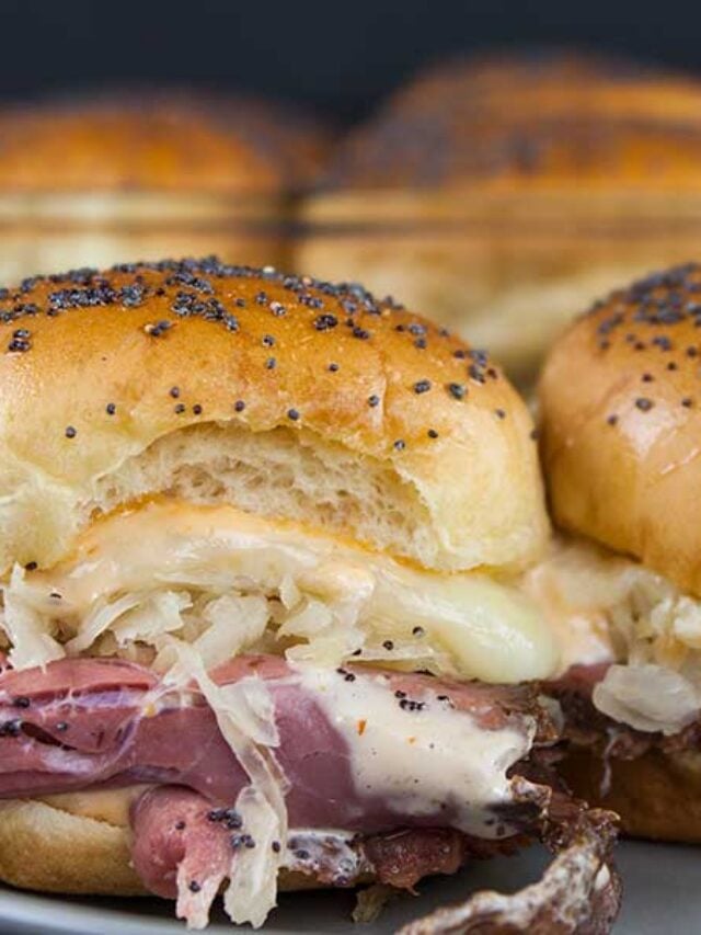 Pastrami And Swiss Cheese Sliders - Don't Sweat The Recipe
