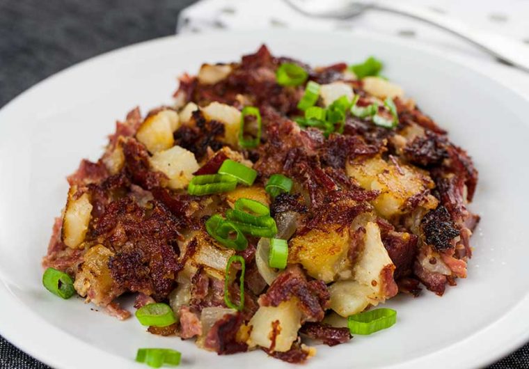 Corned Beef Hash - A perfect way to use leftover corned beef while serving up a deliciously crispy and flavorful meal packed full of flavor and texture.
