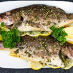 Baked Whole Red Snapper - Deliciously seasoned with citrus and herbs this red snapper recipe is on the table in minutes! Easy and healthy!
