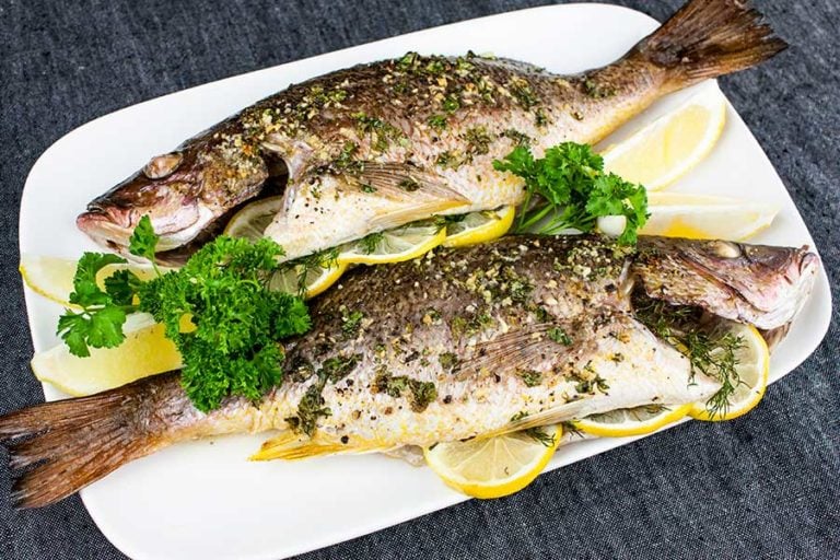 Baked Whole Red Snapper