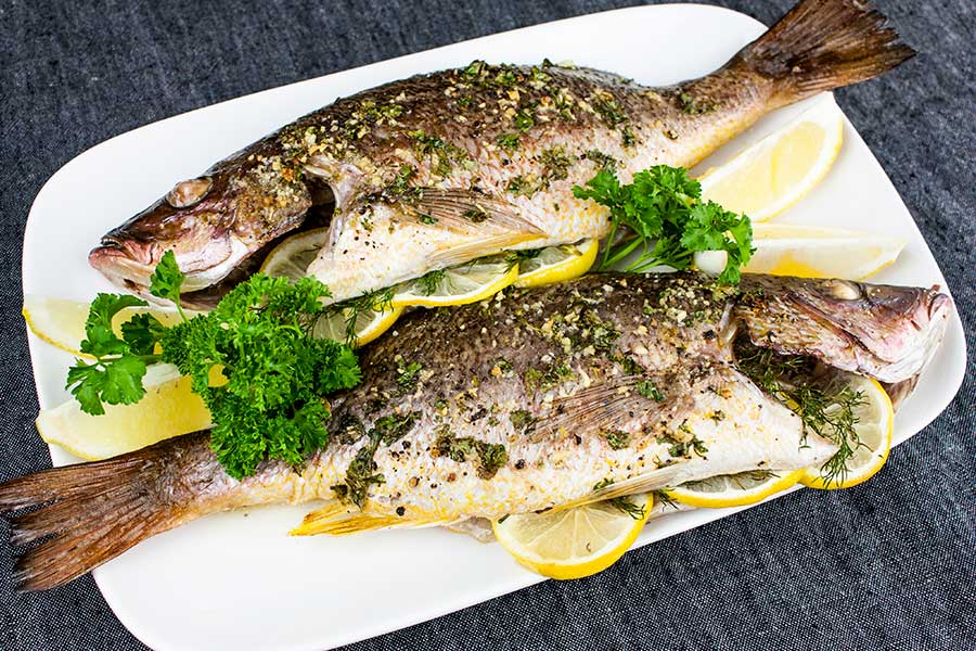 Oven Baked Red Snapper - Fed & Fit