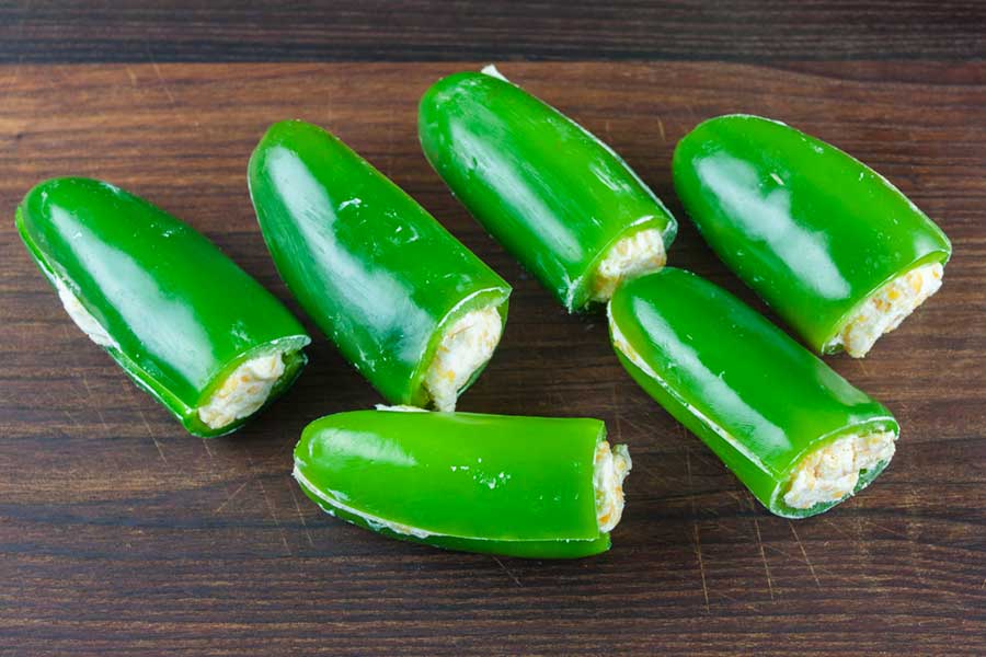 jalapenos stuffed with cheese mixture