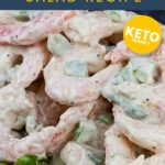 Shrimp Salad Recipe - It's simple yet full of classic flavors! It's a light, creamy, cold salad perfect for those hot summer days. #shrimp #salad #keto #lowcarb #creamy #recipe