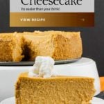 Pumpkin pie has nothing on this fall-flavored dessert. This easy pumpkin cheesecake recipe delivers the creamy, smooth, pumpkin flavor of your dreams!