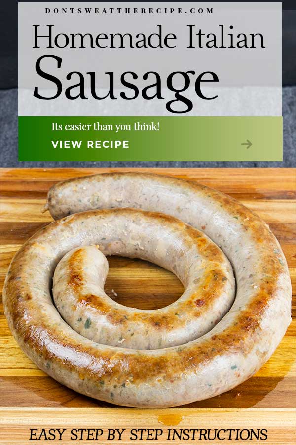 Homemade Italian Sausage Recipe (Fennel) How To Cook Italian Sausage