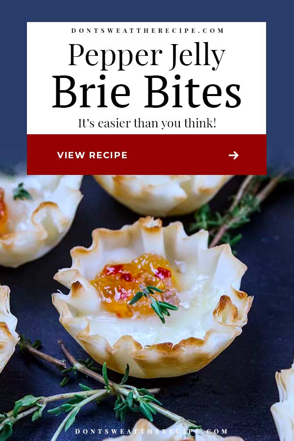 Pepper Jelly Brie Bites Don't Sweat The Recipe