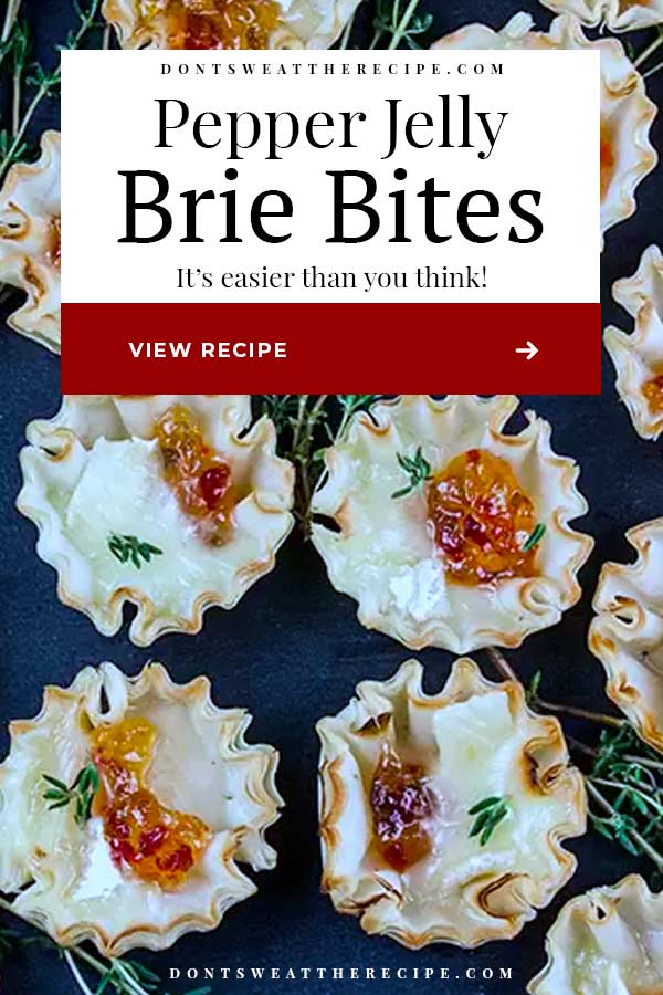 Pepper Jelly Brie Bites Don't Sweat The Recipe