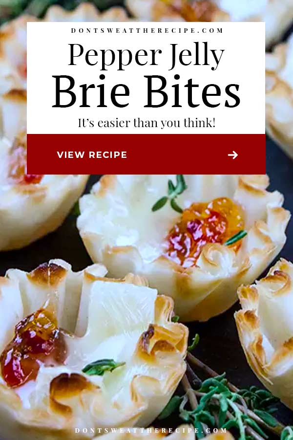 Pepper Jelly Brie Bites Don't Sweat The Recipe