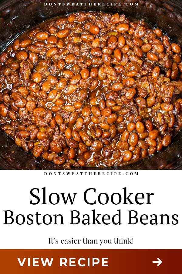 Slow Cooker Boston Baked Beans Don't Sweat The Recipe