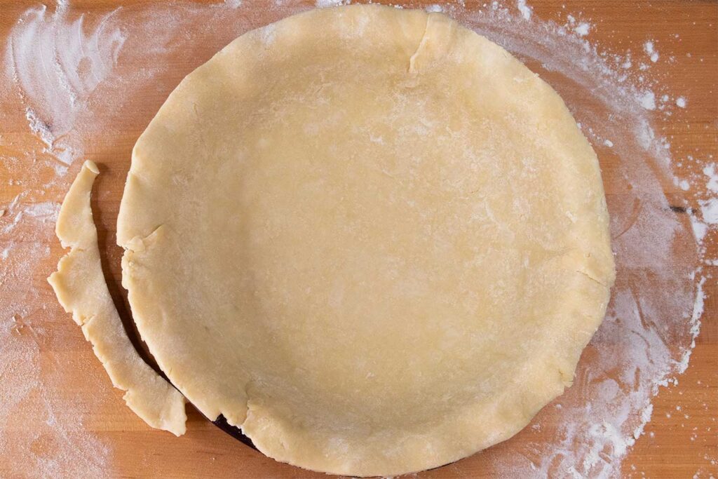 Raw pie crust