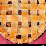 apple pie with lattice top