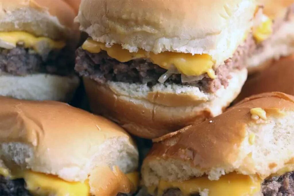 Oven Baked Sliders -These taste just like Krystal's or White Castle hamburgers. Super easy to make!