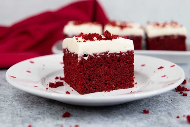 Red Velvet Brownies with Cream Cheese Frosting