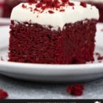 Red Velvet Brownies are a much simpler method for that classic red velvet taste. Decadent, moist, chewy brownies with a deep red color topped with smooth cream cheese frosting!