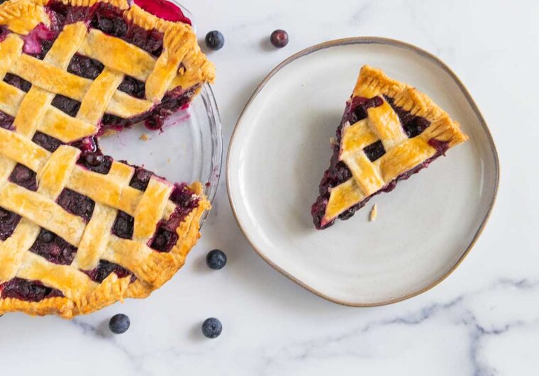 blueberry pie
