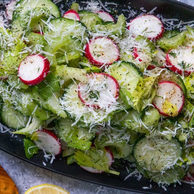 Cucumber Radish Salad - Don't Sweat The Recipe