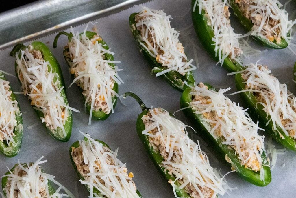 jalapeno poppers ready for the oven