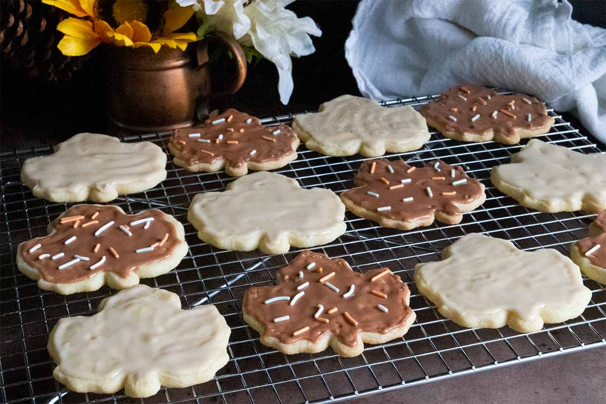 Maple Glazed Shortbread Cookies Recipe Don't Sweat The Recipe