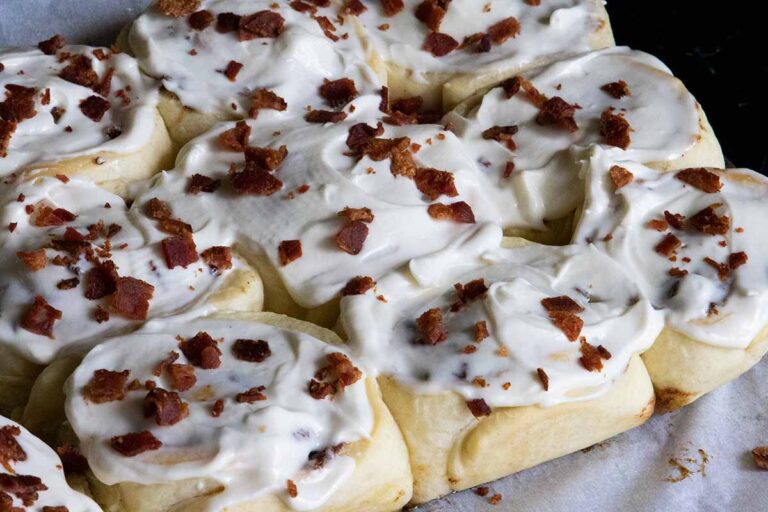 How to Bake Easy Maple Bacon Cinnamon Rolls at Home