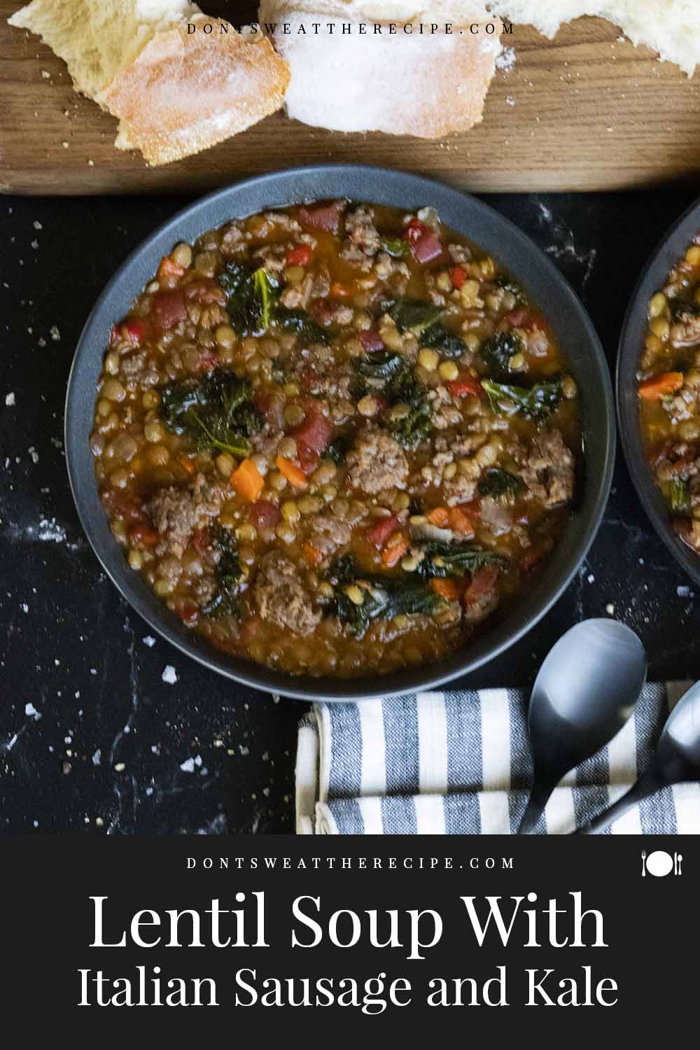 Lentil Soup with Italian Sausage Don't Sweat The Recipe