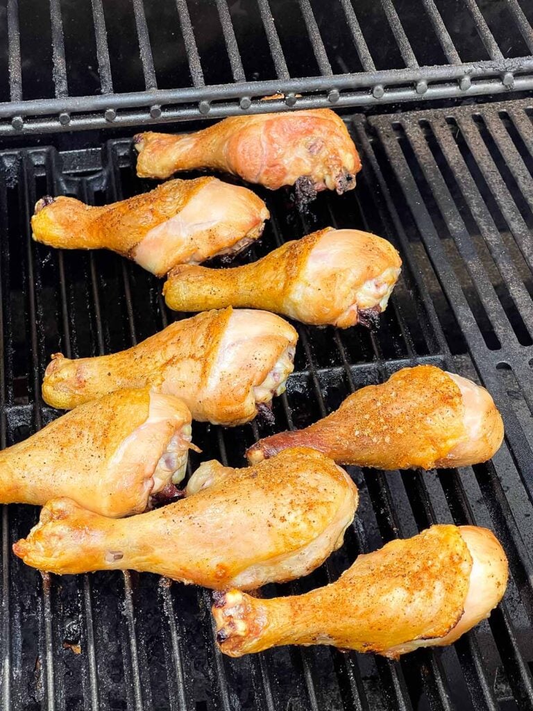 BBQ chicken waiting for the sauce to be applied.