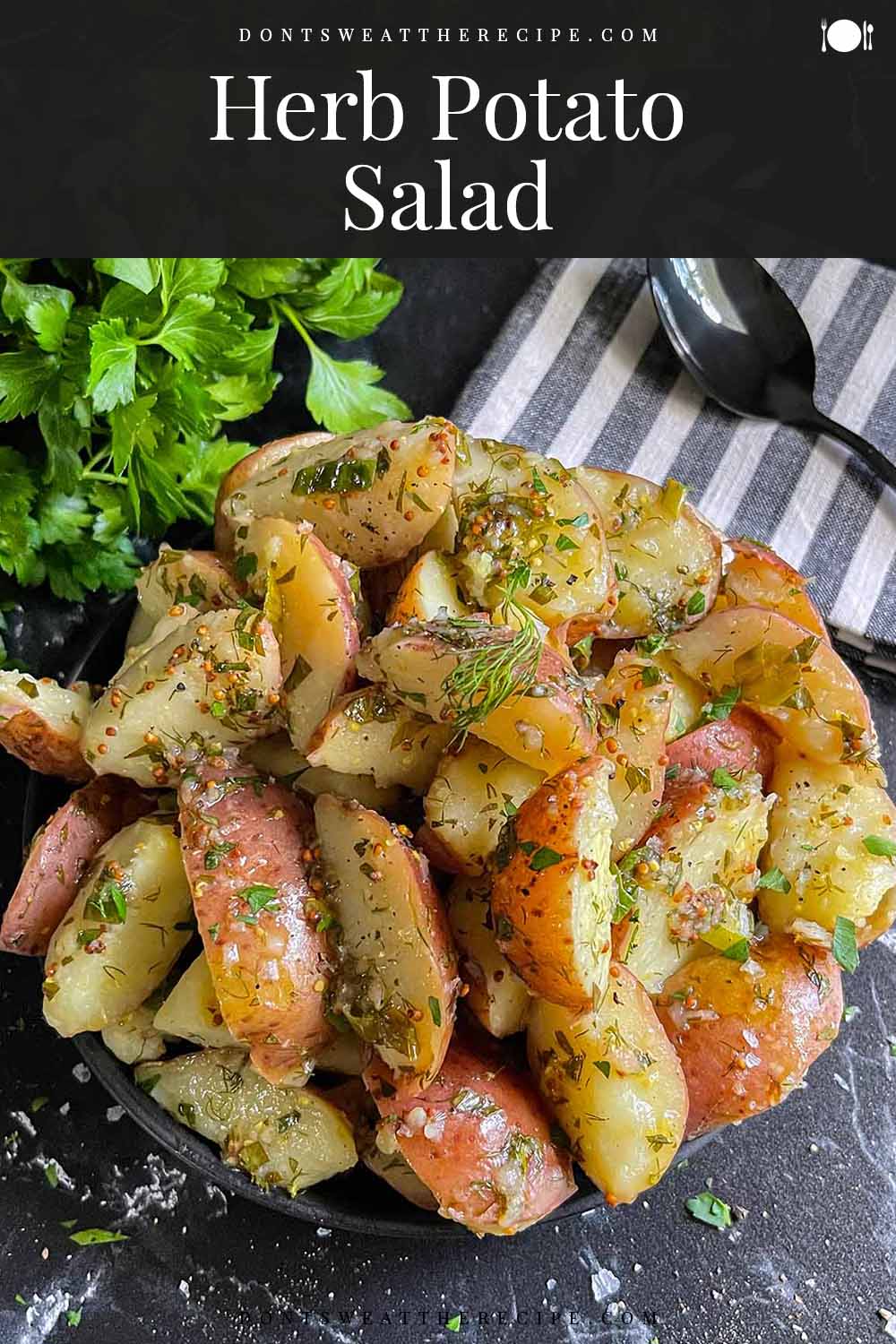 Herb Potato Salad No Mayo Don T Sweat The Recipe