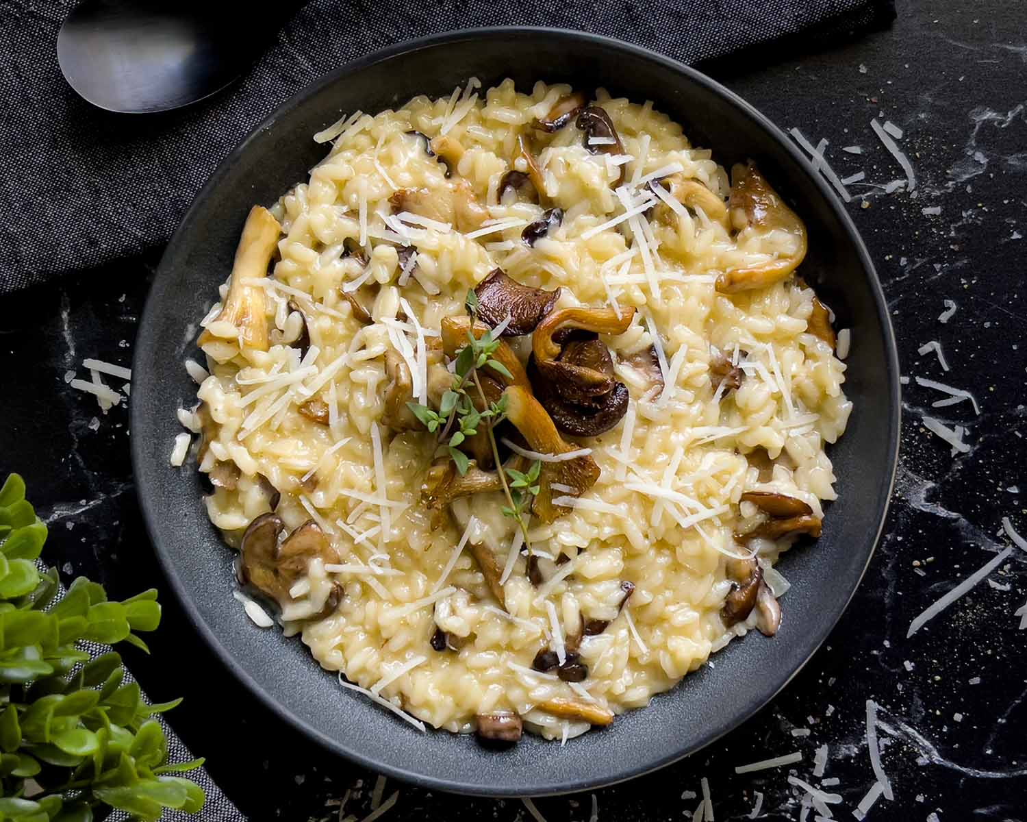 Creamy Mushroom Risotto - Don't Sweat The Recipe