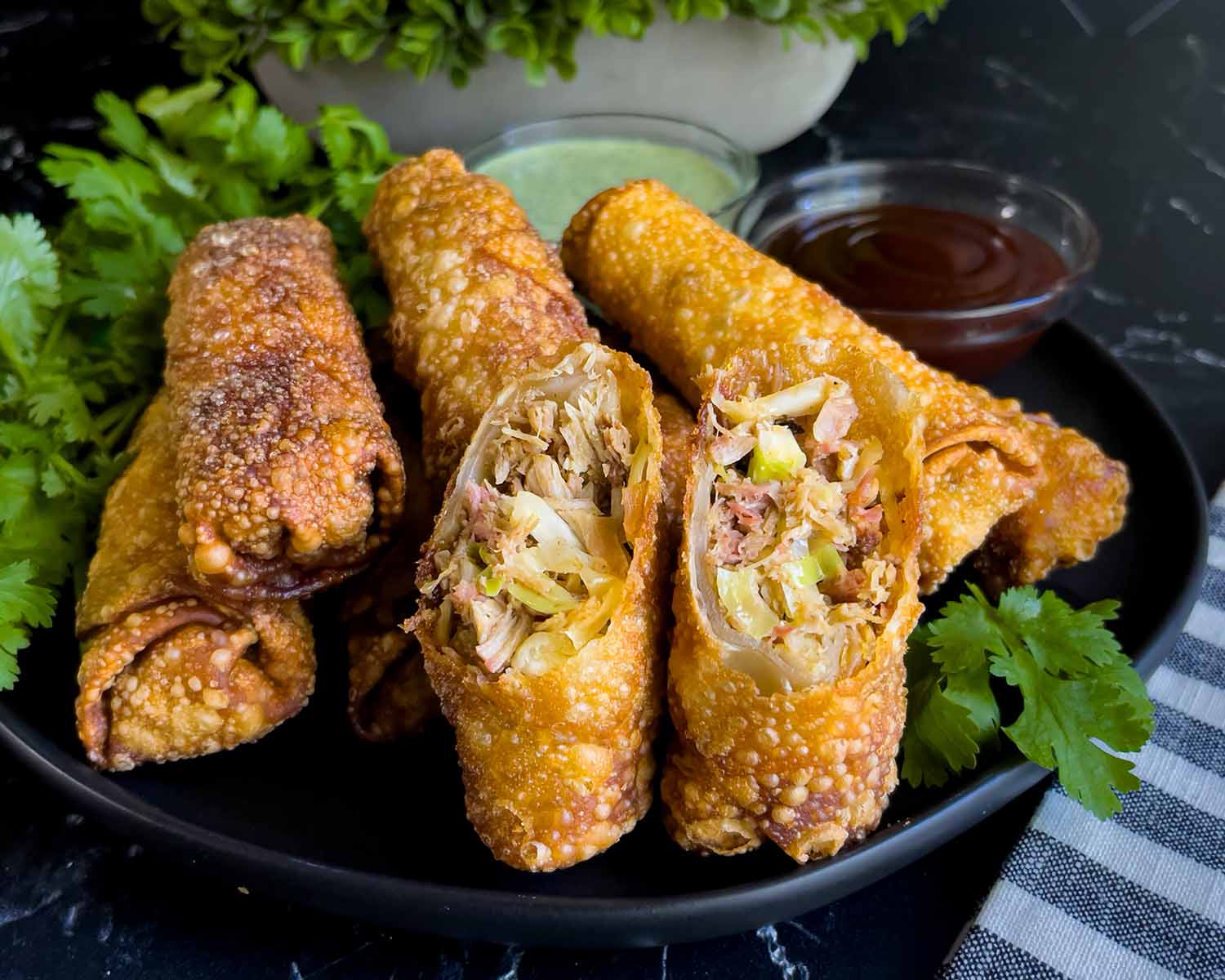 Redneck Egg Rolls (Pulled Pork Egg Rolls) Don't Sweat The Recipe