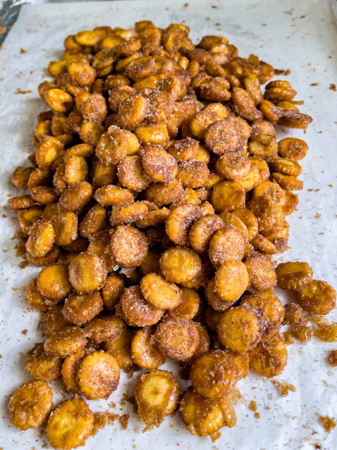 Oyster Cracker Churro Snack Mix Don't Sweat The Recipe