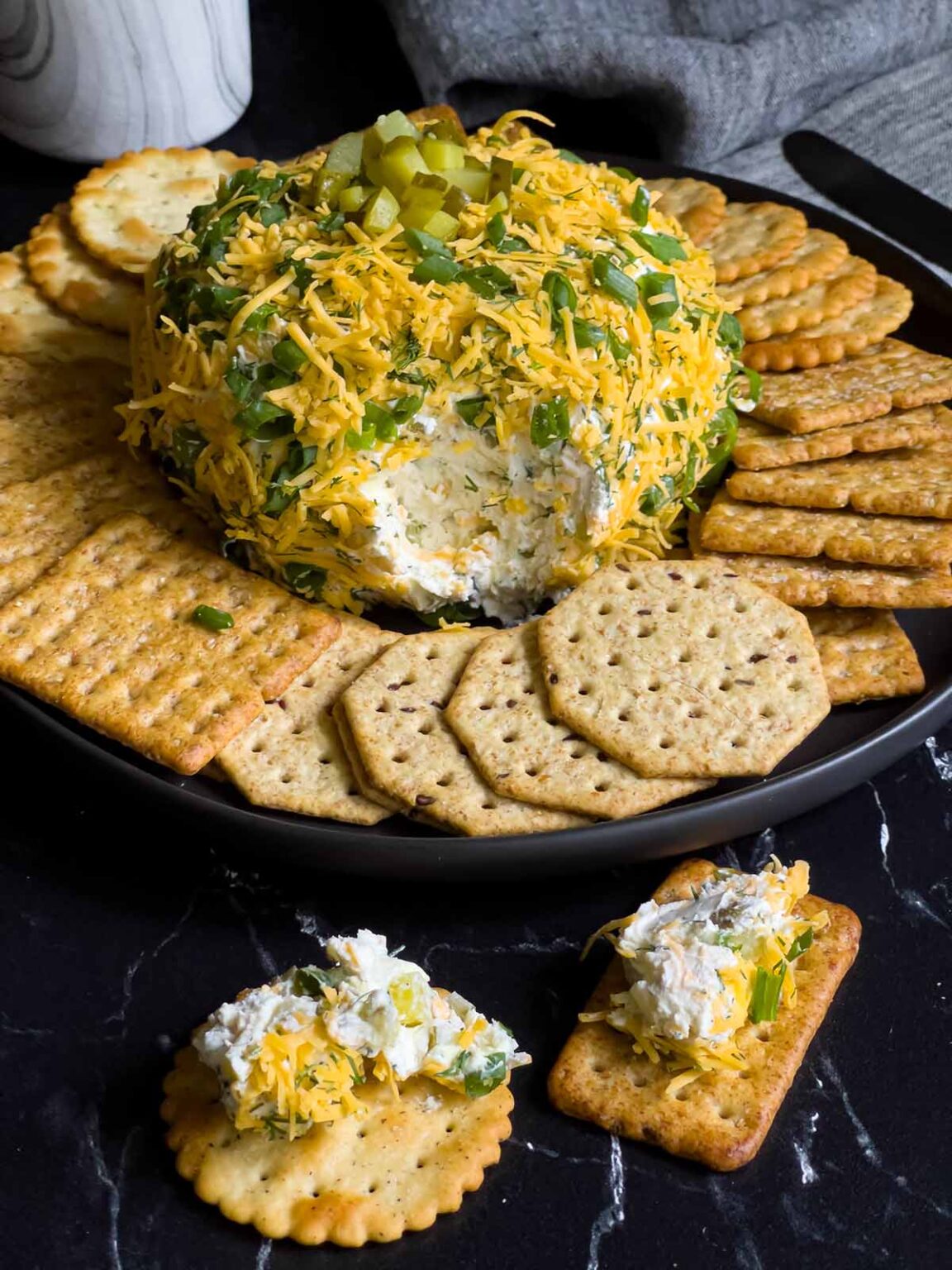 Dill Pickle Cheese Ball Don't Sweat The Recipe
