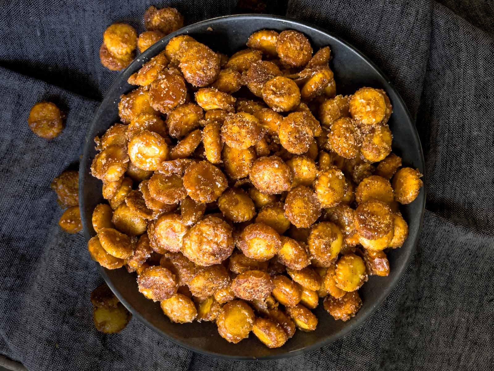 Oyster Cracker Churro Snack Mix Don't Sweat The Recipe