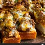 French bread sloppy joes.