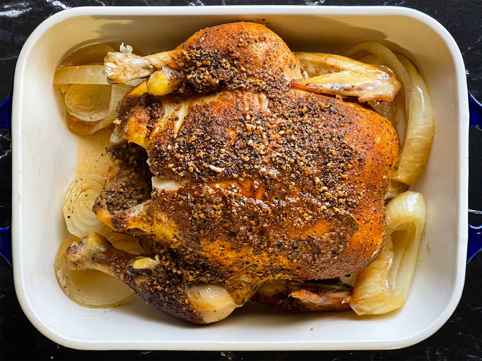 Slow Cooker Roasted Chicken - Don't Sweat The Recipe