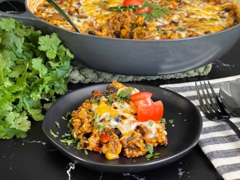 Mexican Ground Beef And Rice Casserole