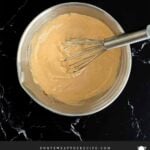 Southwest sauce ingredients whisked together in a bowl.