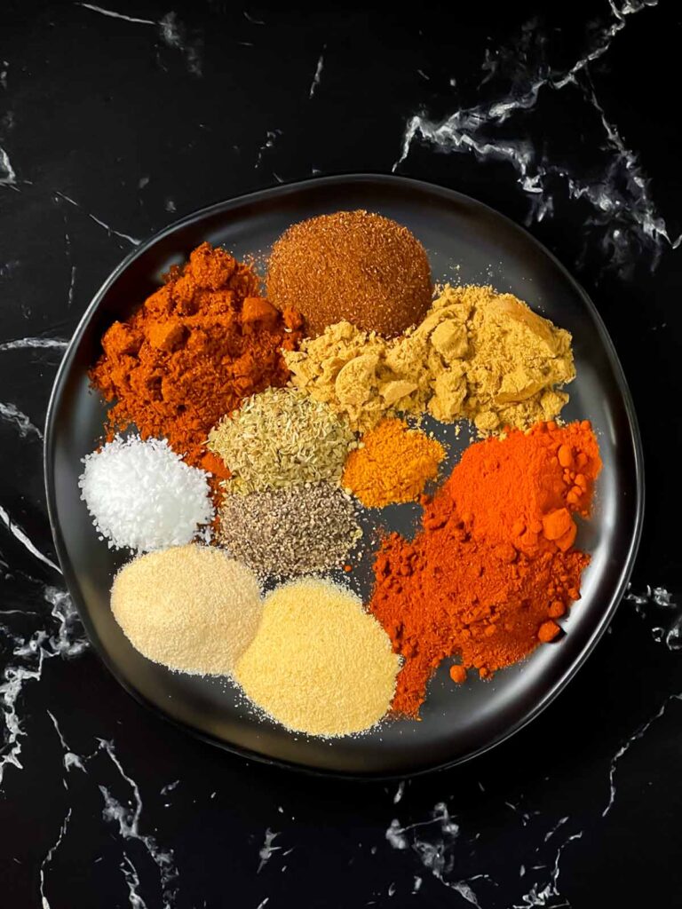 Spices for Southwest spice mix.