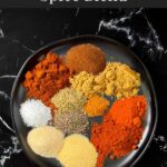 Spices for Southwest spice mix.