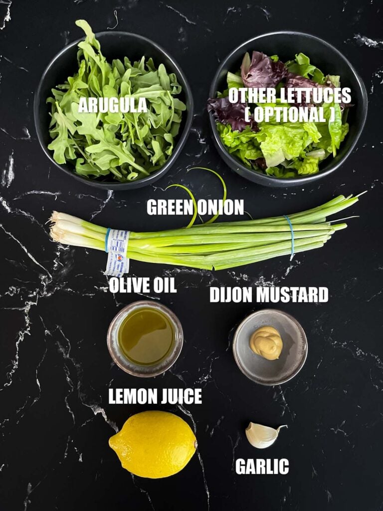 Ingredient list.